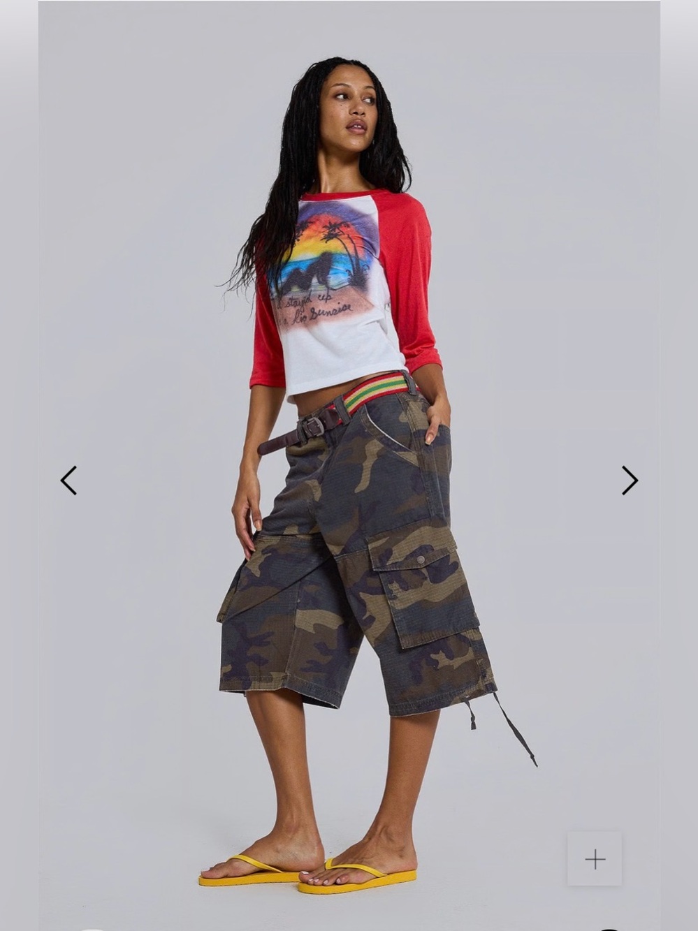 Tricia Fix Vintage Camo Jorts